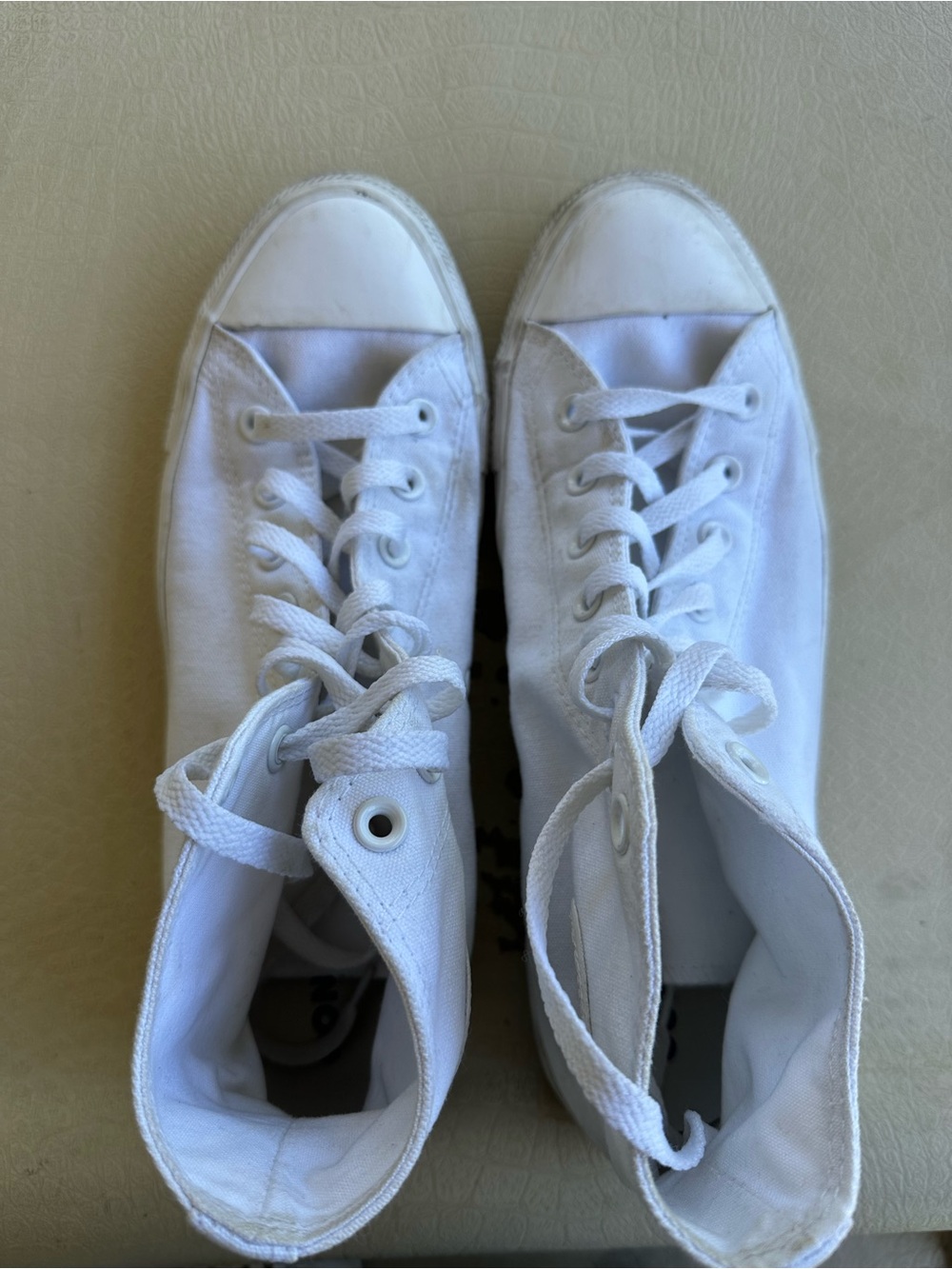 Converse White High-Top Converse Sneakers